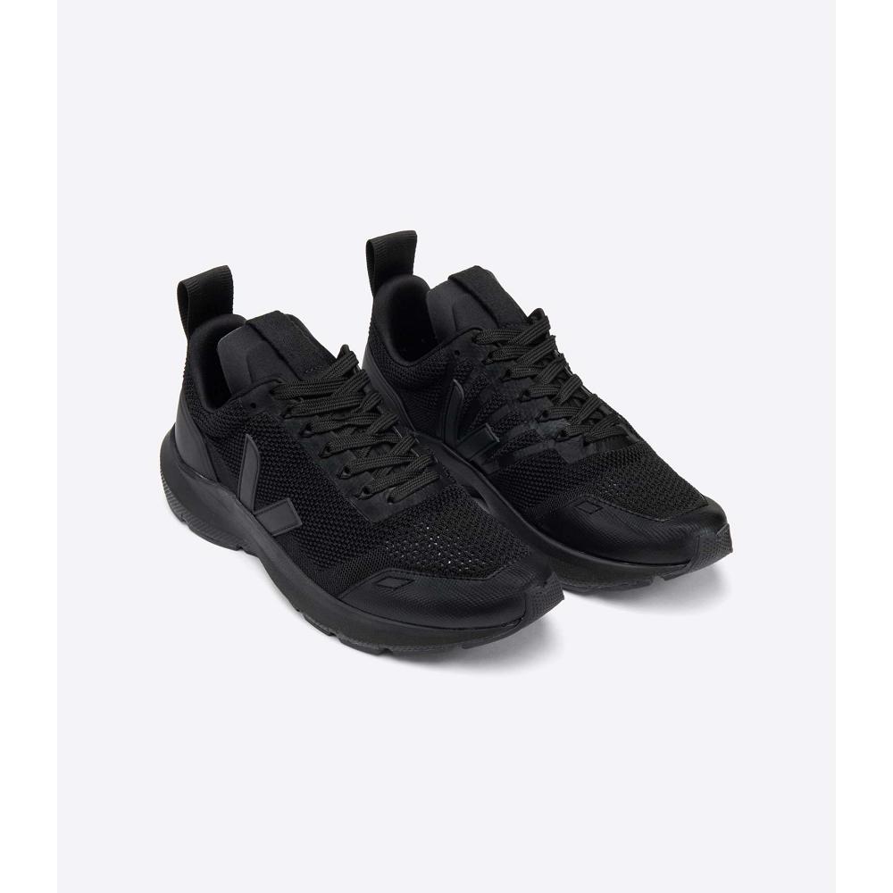 Veja PERFORMANCE RUNNER V-KNIT RICK OWENS Cipő Férfi Fekete | HU 259FDN